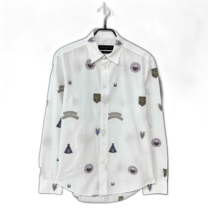 Louis Vuitton Logo Print Button -2505
