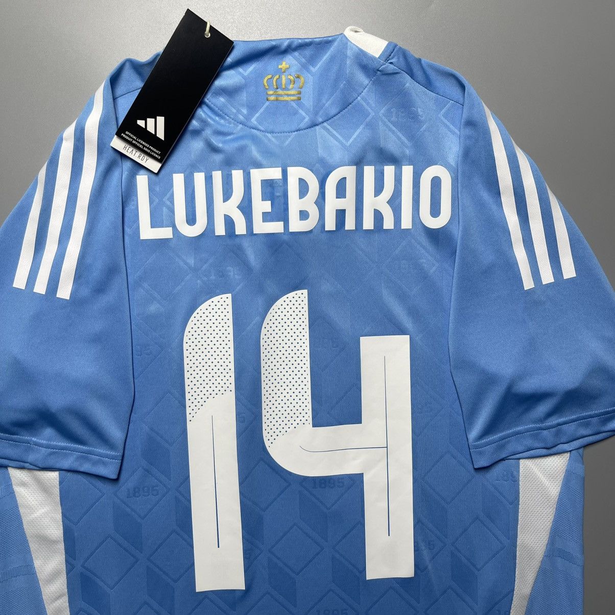 Adidas × Vintage BELGIUM ADIDAS 2024 EURO FOOTBALL AWAY JERSEY #14 LUKEBAKIO Size US M / EU 48-50 / 2 - 12 Thumbnail