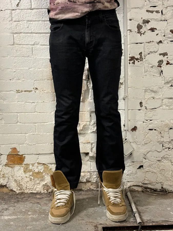 Gucci SS2007 Gucci Black Denim Contemporary Jeans Size US 30 / EU 46 - 2 Thumbnail