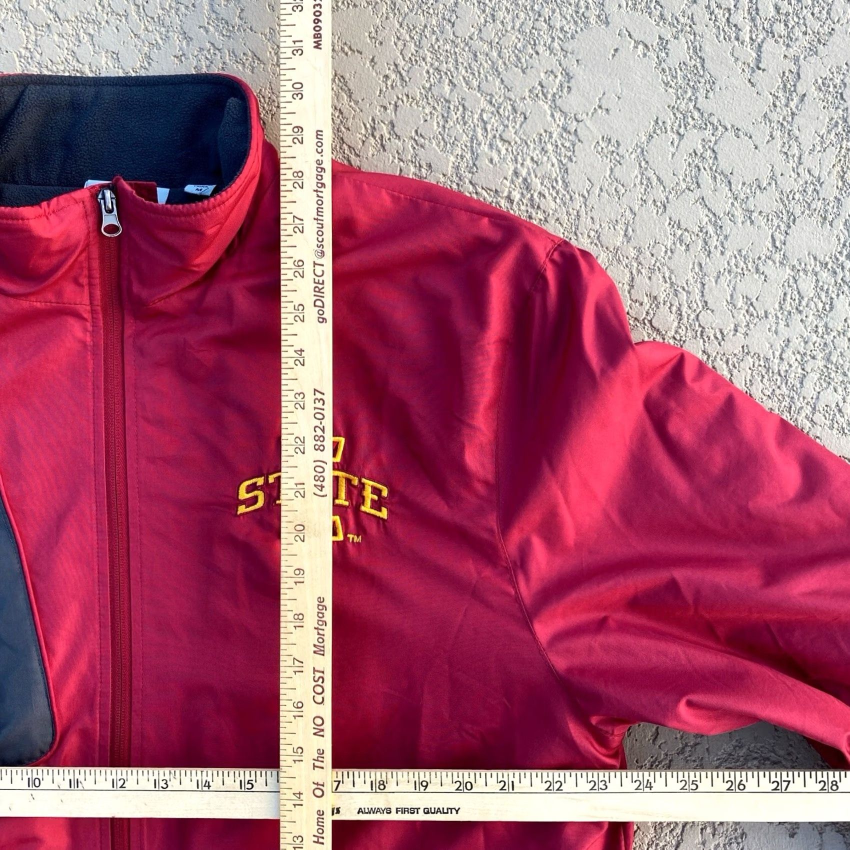 Vintage Iowa State Cyclones Rain Jacket Full Zip Men's Medium Size US M / EU 48-50 / 2 - 3 Thumbnail