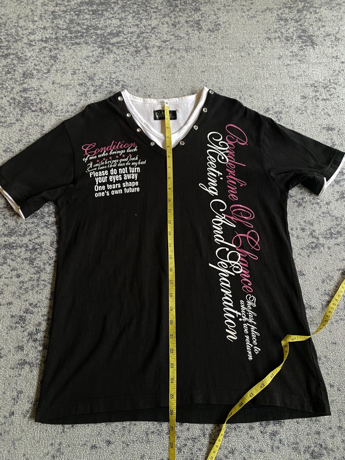 Hysteric Glamour × If Six Was Nine × Japanese Brand Y2k Collins ifsixwasnine style tshirt Size US L / EU 52-54 / 3 - 7 Thumbnail