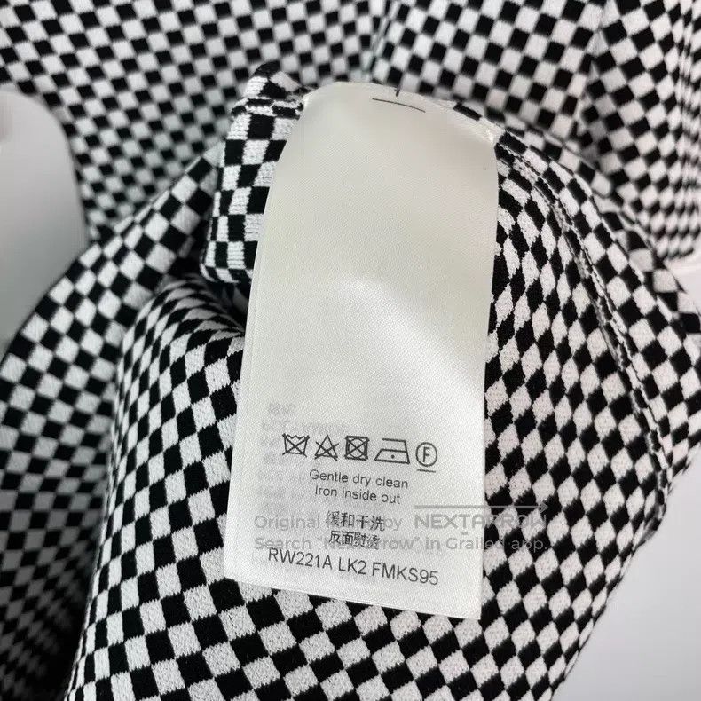 Louis Vuitton Louis Vuitton 2022ss black and white checkerboard short sl Size S / US 4 / IT 40 - 7 Thumbnail