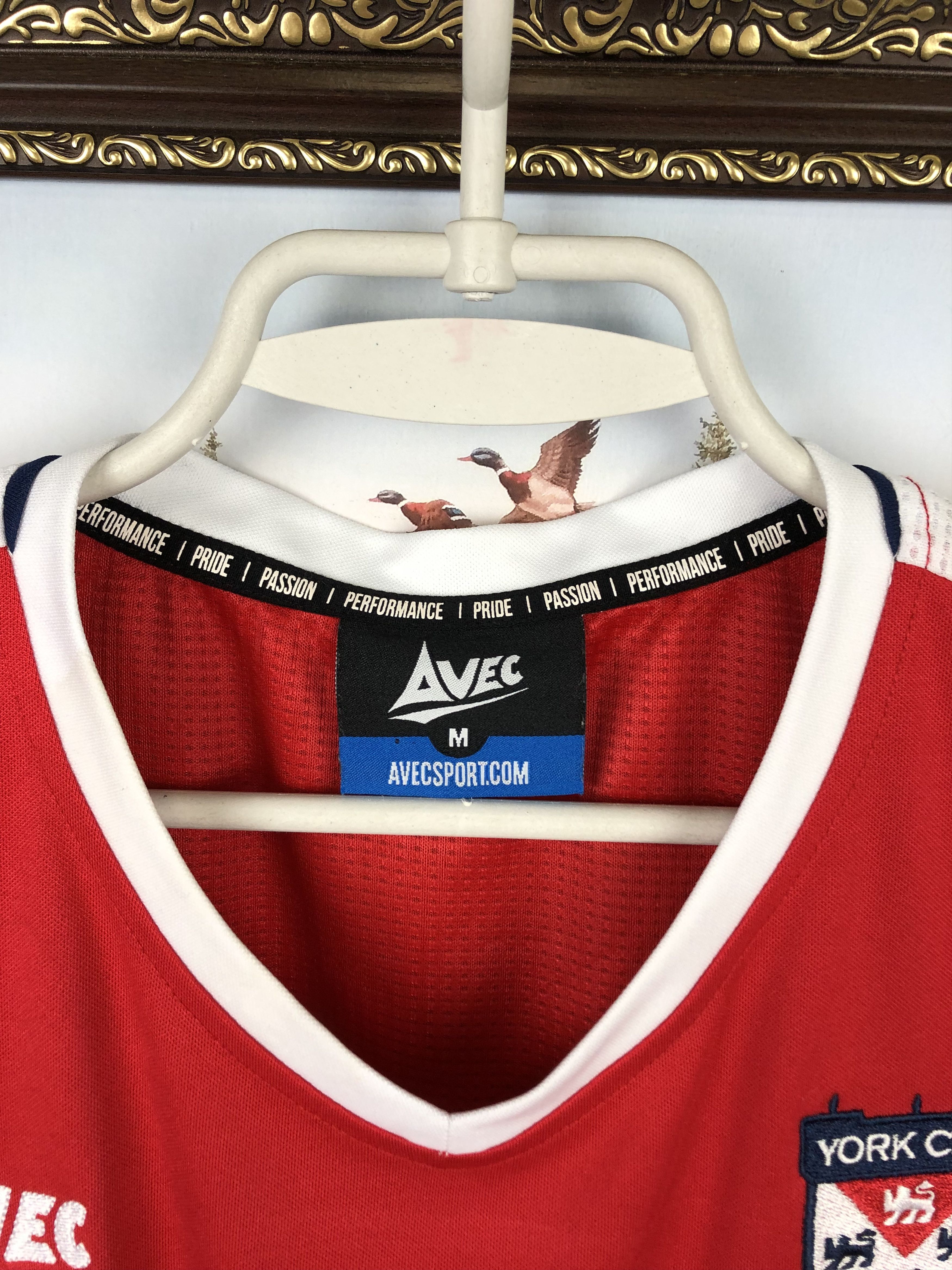 Other York City Home football shirt 2017 Soccer Red Jersey Trikot Size US M / EU 48-50 / 2 - 7 Thumbnail