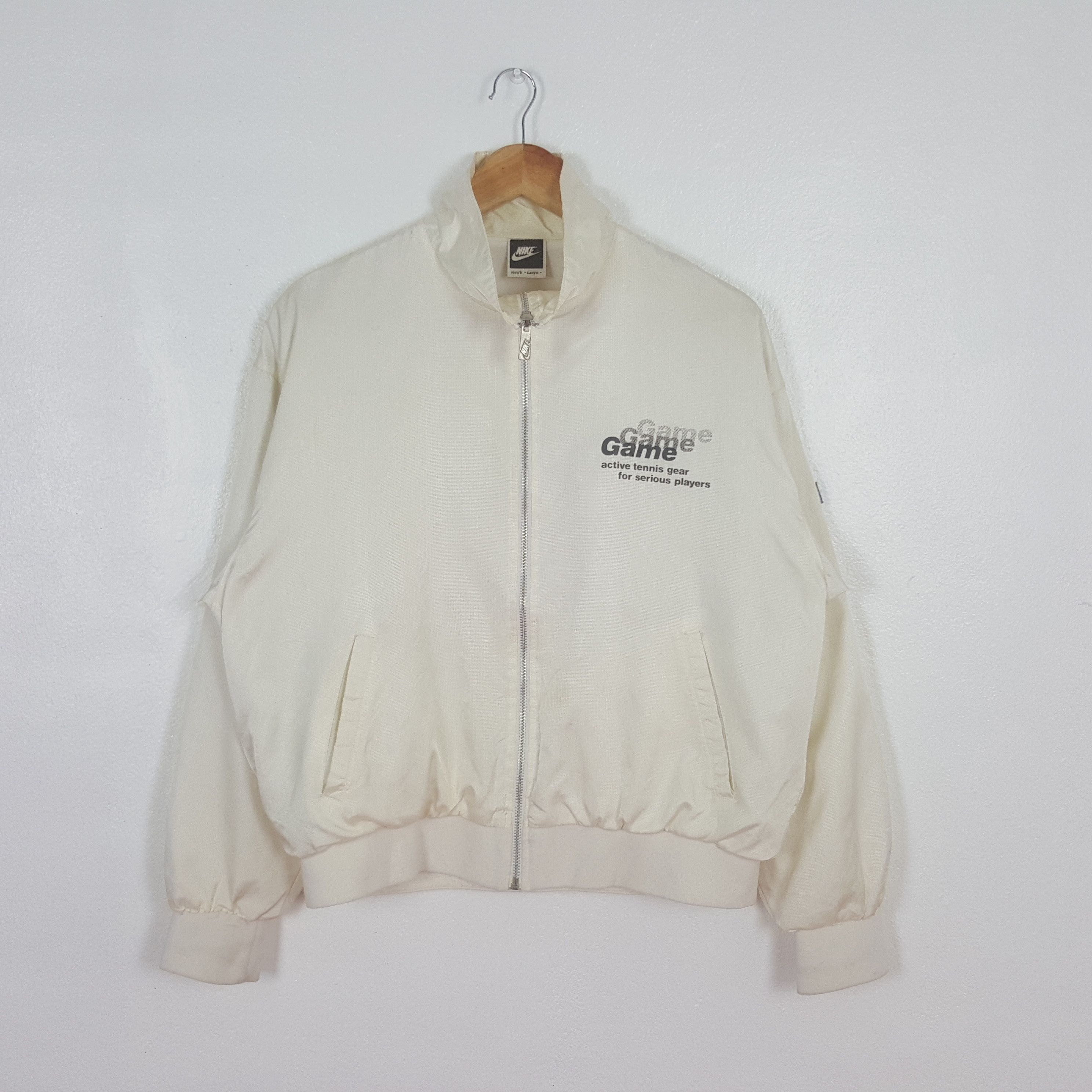 Nike Vintage Nike Tennis Sport Sweater Jacket C306N14 Size US L / EU 52-54 / 3 - 1 Thumbnail