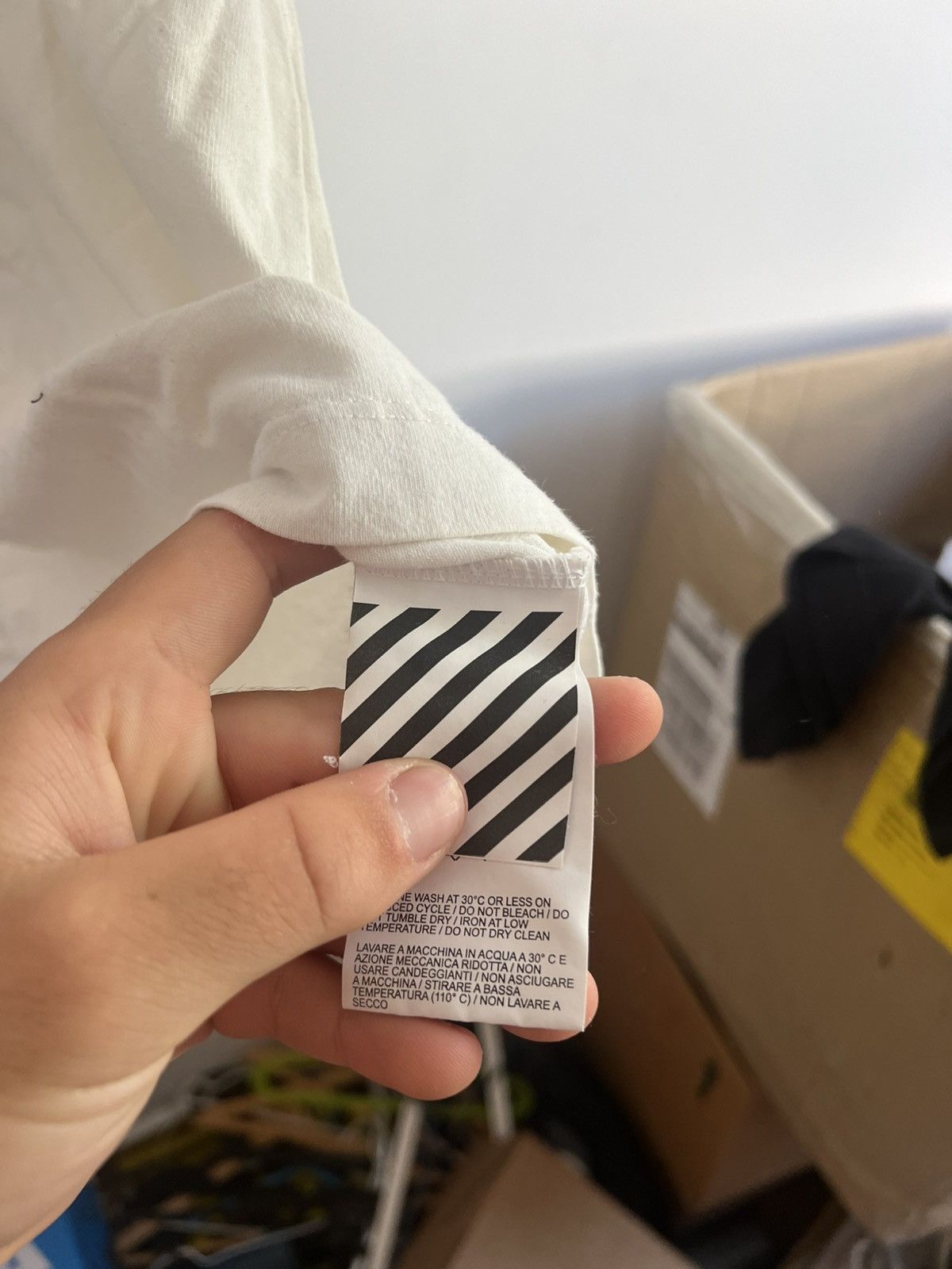 Off-White Off white Abstract Logo TEE Size US L / EU 52-54 / 3 - 9 Thumbnail