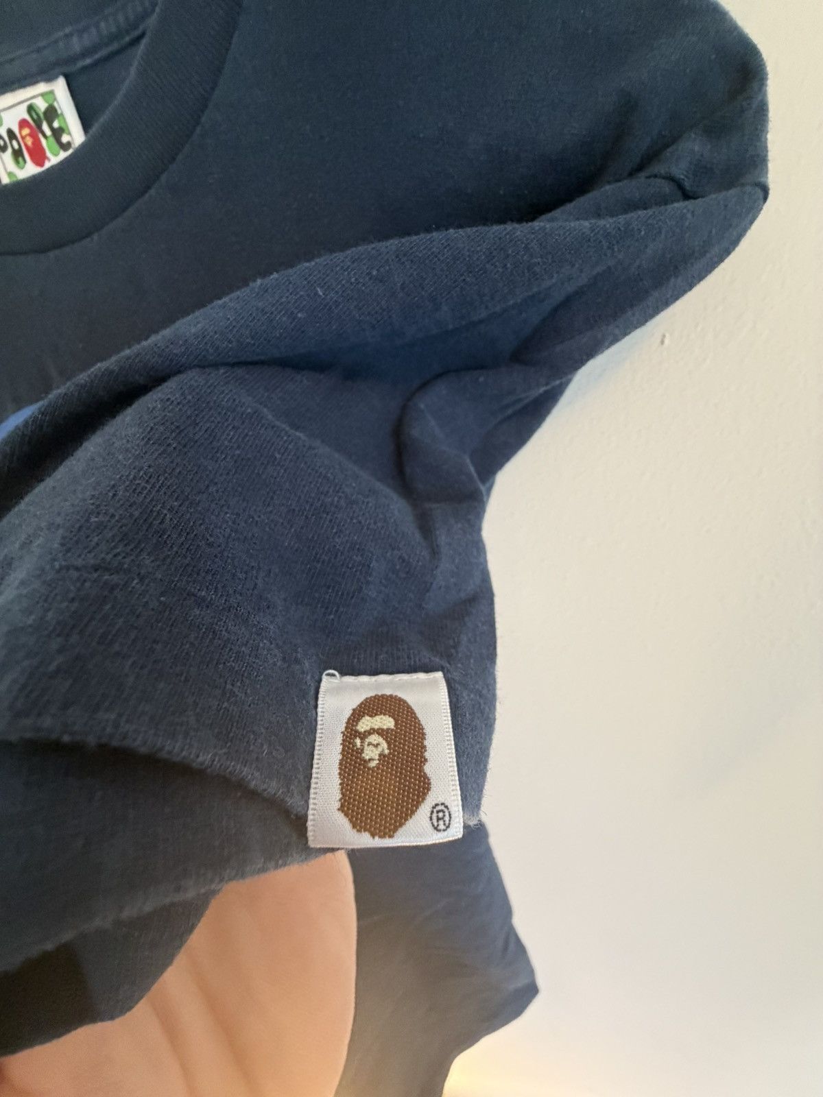 Bape BAPE A Bathing Ape Busy Works Tee Navy Blue Size Large Size US L / EU 52-54 / 3 - 3 Thumbnail