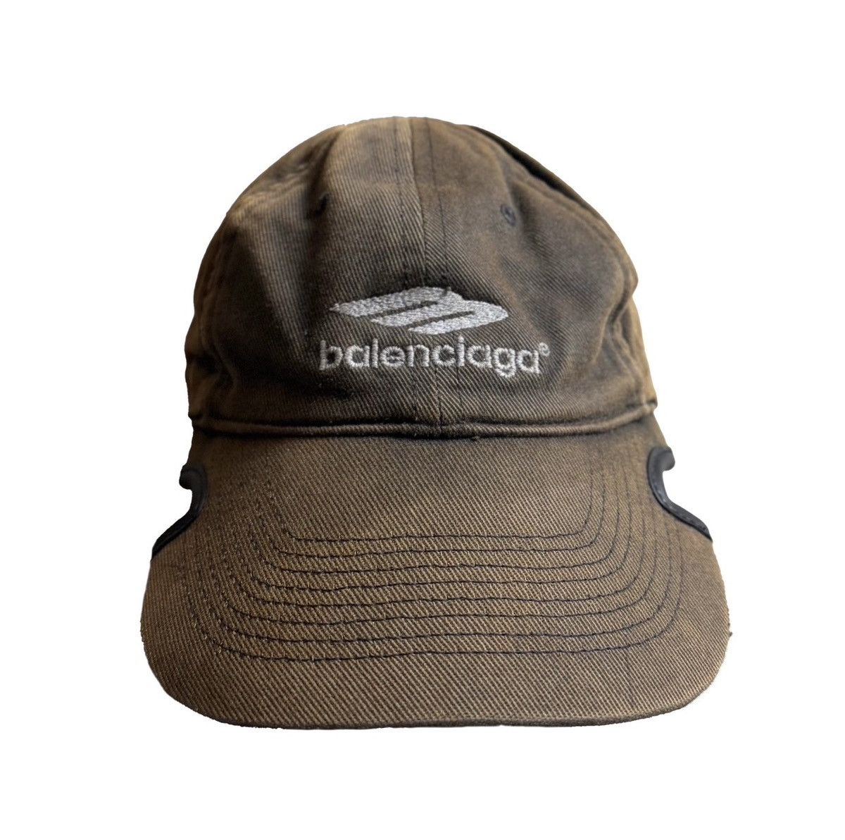 Balenciaga Balenciaga Sun Faded Sport Logo Flat Cap Size ONE SIZE - 2 Thumbnail