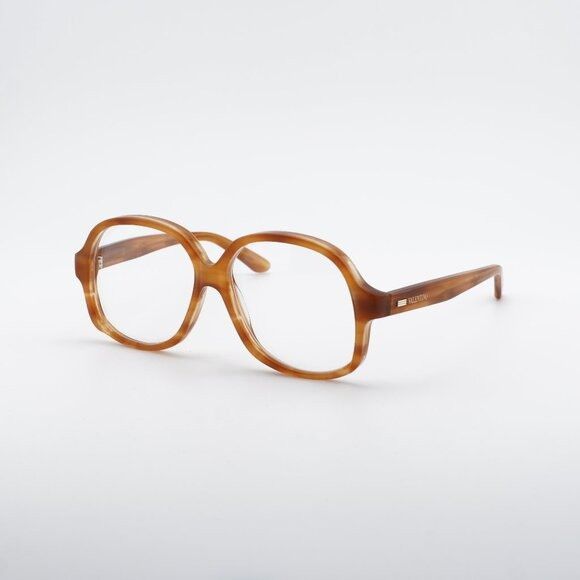 Valentino Valentino VLX-177D Eyeglasses Havana/Gold 59mm Square Frame Size ONE SIZE - 1 Thumbnail