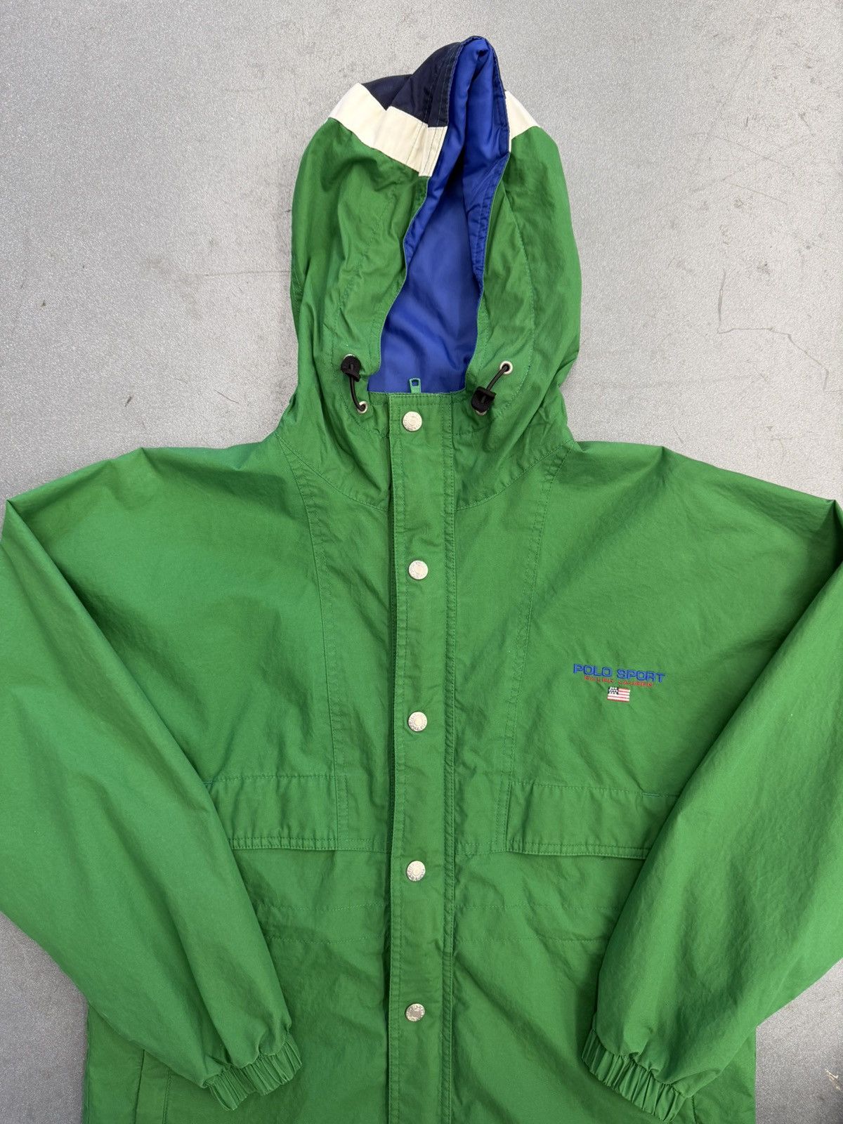 Polo Ralph Lauren 90's Vintage Polo Sport Spell Out Anorak Jacket Size US M / EU 48-50 / 2 - 3 Thumbnail