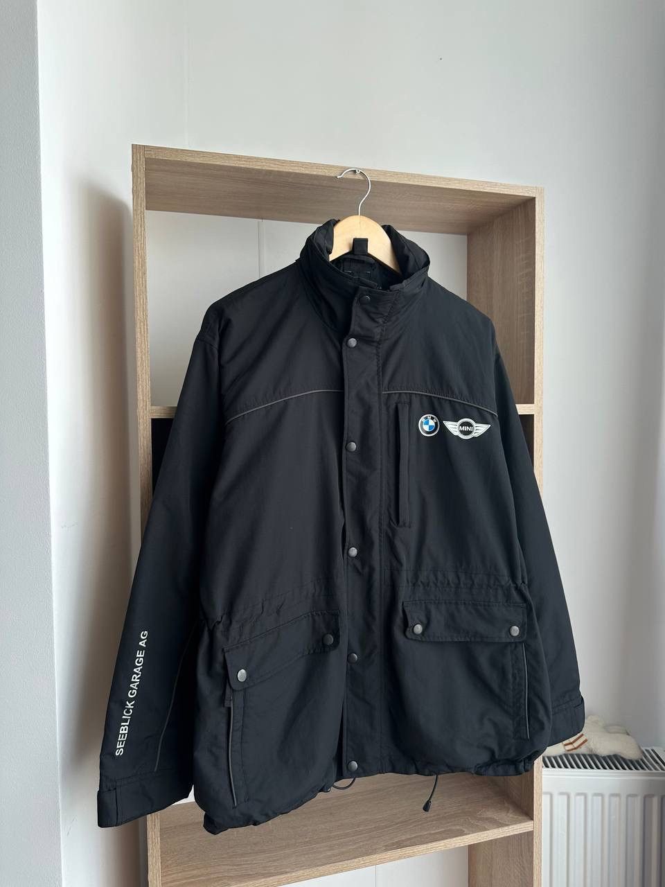 BMW × Vintage Vintage BMW MINI Cooper Black Big Logo Jacket Size US L / EU 52-54 / 3 - 11 Thumbnail