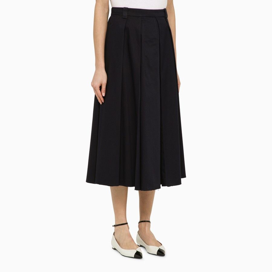 DEPARTMENT5 o1d2blof0824 Cotton Skirts in Navy Blue Size 30" / US 8 / IT 44 - 3 Thumbnail