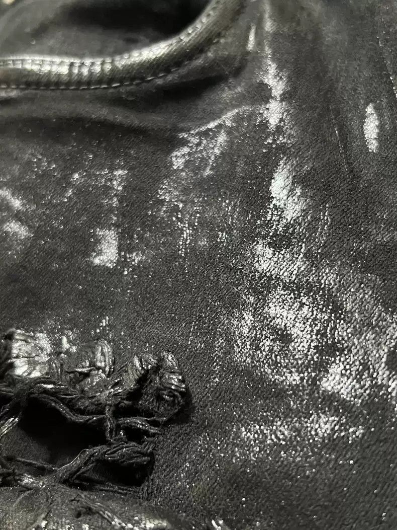 Rick Owens Rick Owens geth cut 23ss erosion-damaged coated double-laye Size US 30 / EU 46 - 5 Thumbnail