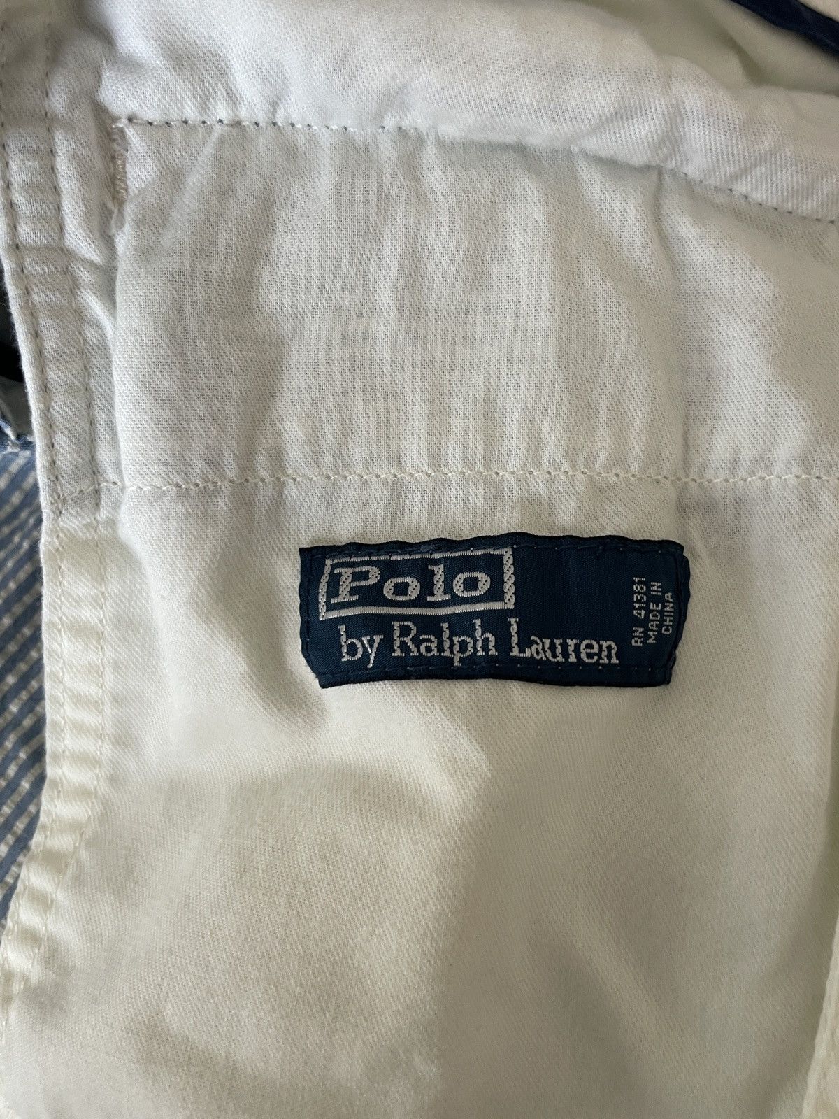 Polo Ralph Lauren Seersucker Flags FF Shorts Size US 34 / EU 50 - 7 Thumbnail
