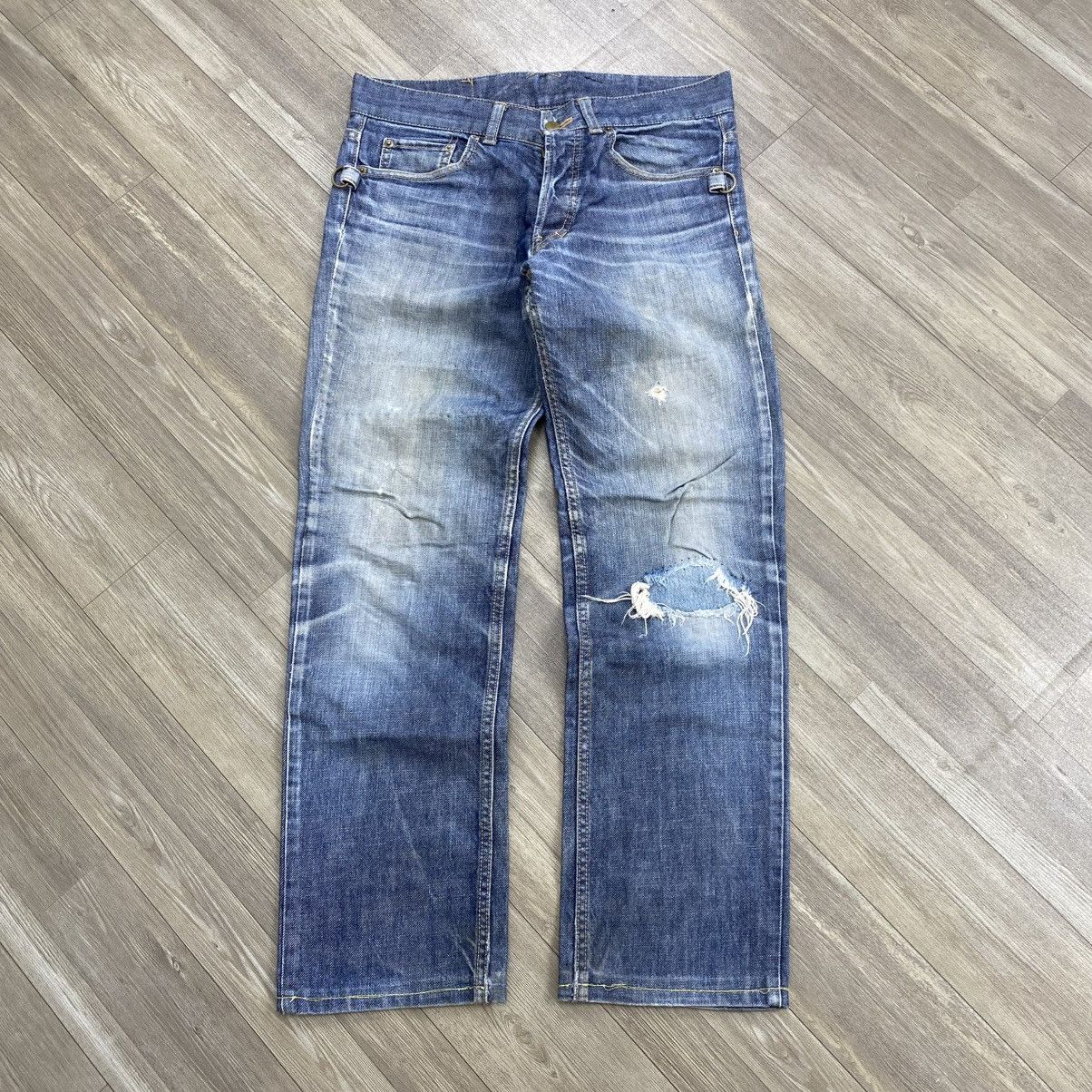 Beauty Beast 90s Beauty Beast Distressed Punk Lgb Goa Grunge Denim Pants Size US 32 / EU 48 - 1 Thumbnail