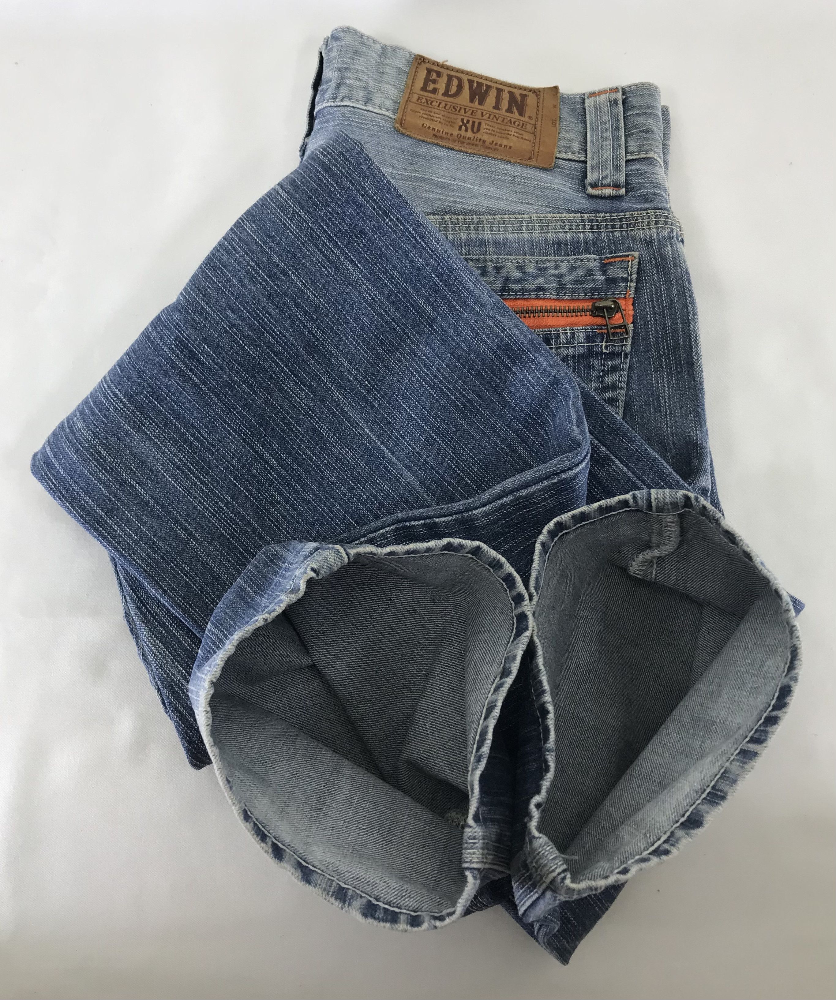 Edwin Vintage Edwin 403XVS Faded Blue Jeans Size US 31 - 13 Thumbnail