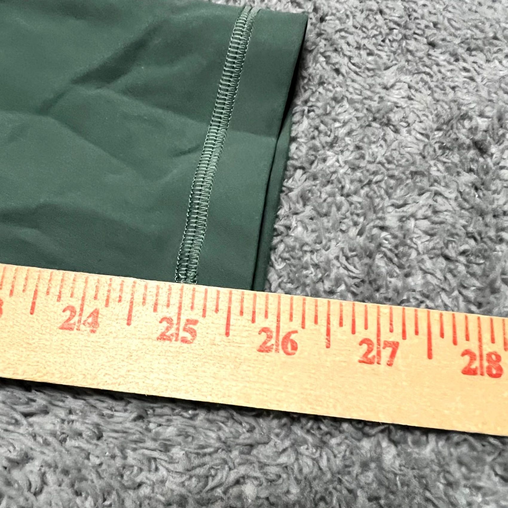Lululemon VINTAGE Lululemon Leggings Womens 14 Wunder Train High Rise Pockets 25" Green W5EPSS Size 36" / US 14 / IT 50 - 8 Thumbnail