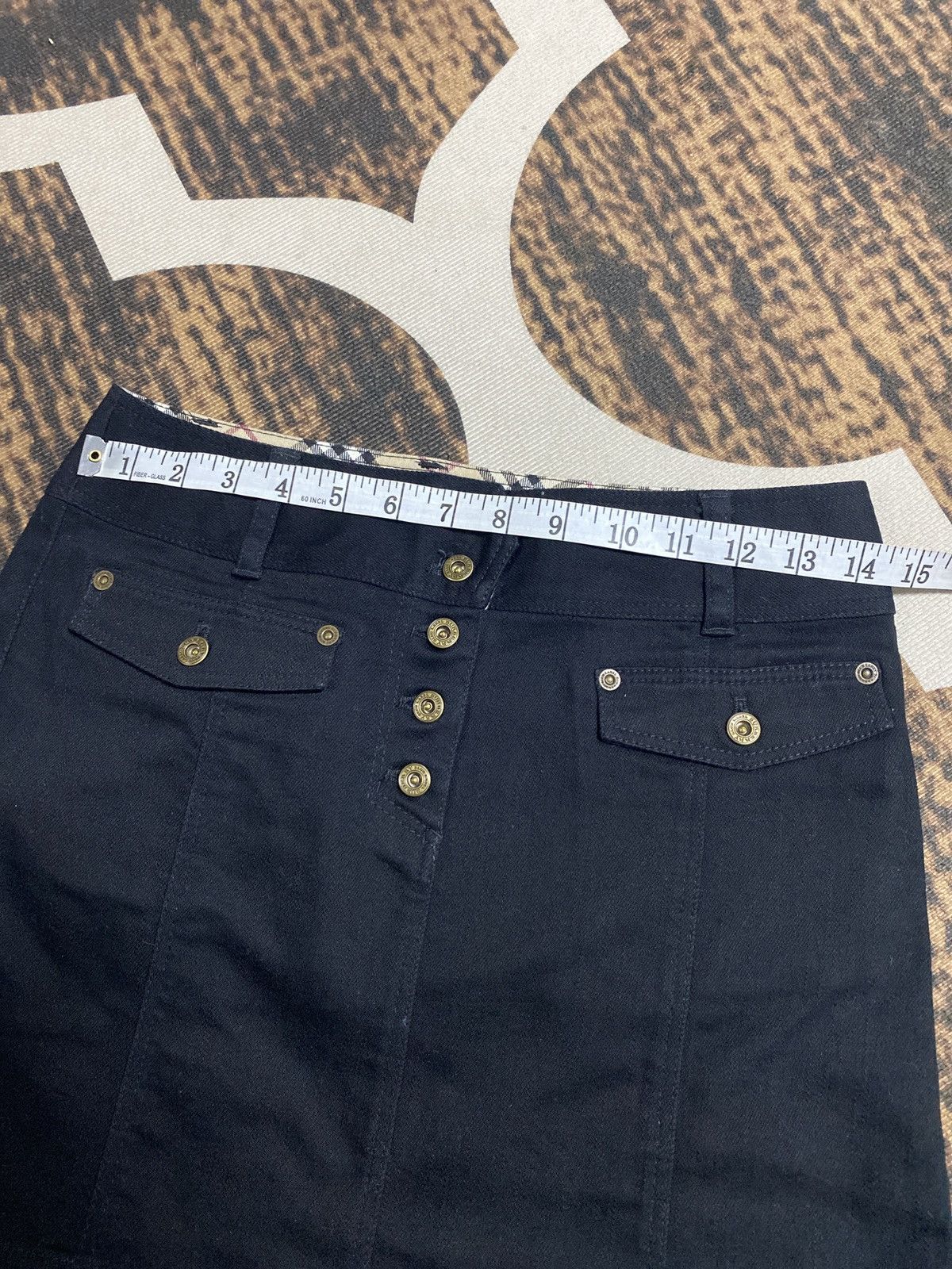 Burberry Burberry blue label mini skirt denim Size 28" / US 6 / IT 42 - 8 Thumbnail