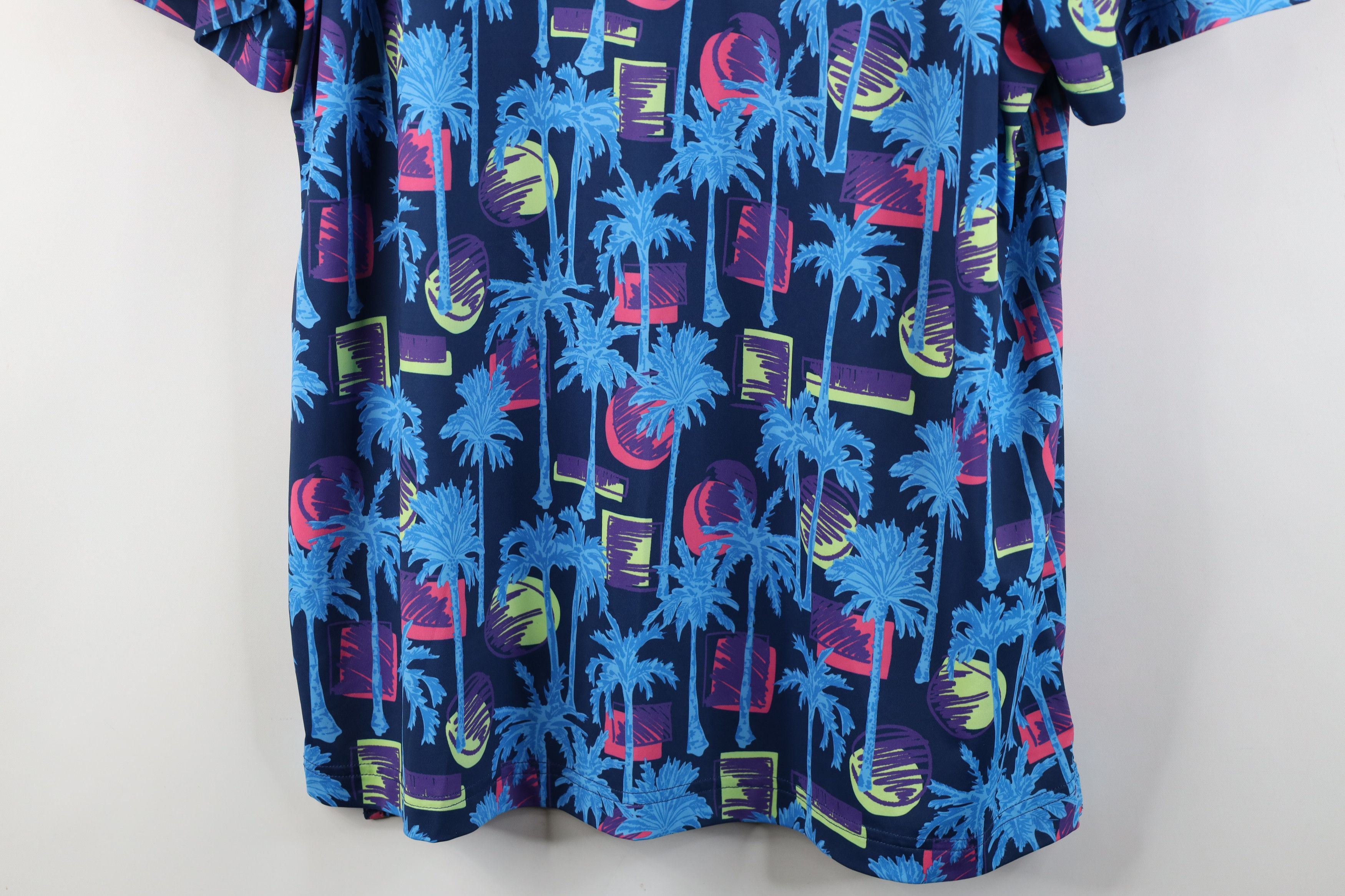 Chubbies Chubbies Neon Light Palm Tree Short Sleeve Polo Shirt Size US L / EU 52-54 / 3 - 3 Thumbnail