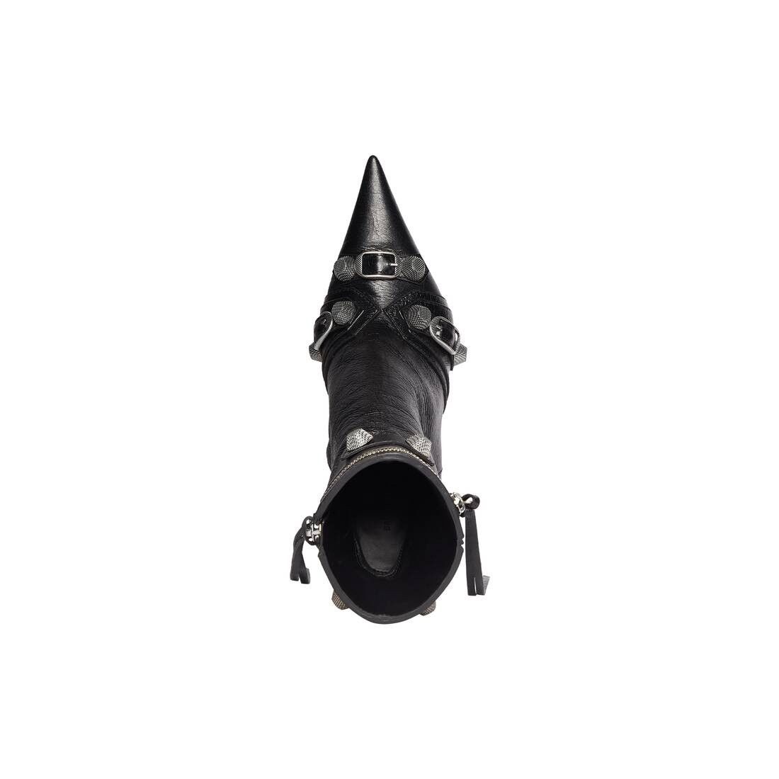 Balenciaga o1mt1gz0525 Cagole Booties in Black Size US 7 / IT 37 - 5 Thumbnail