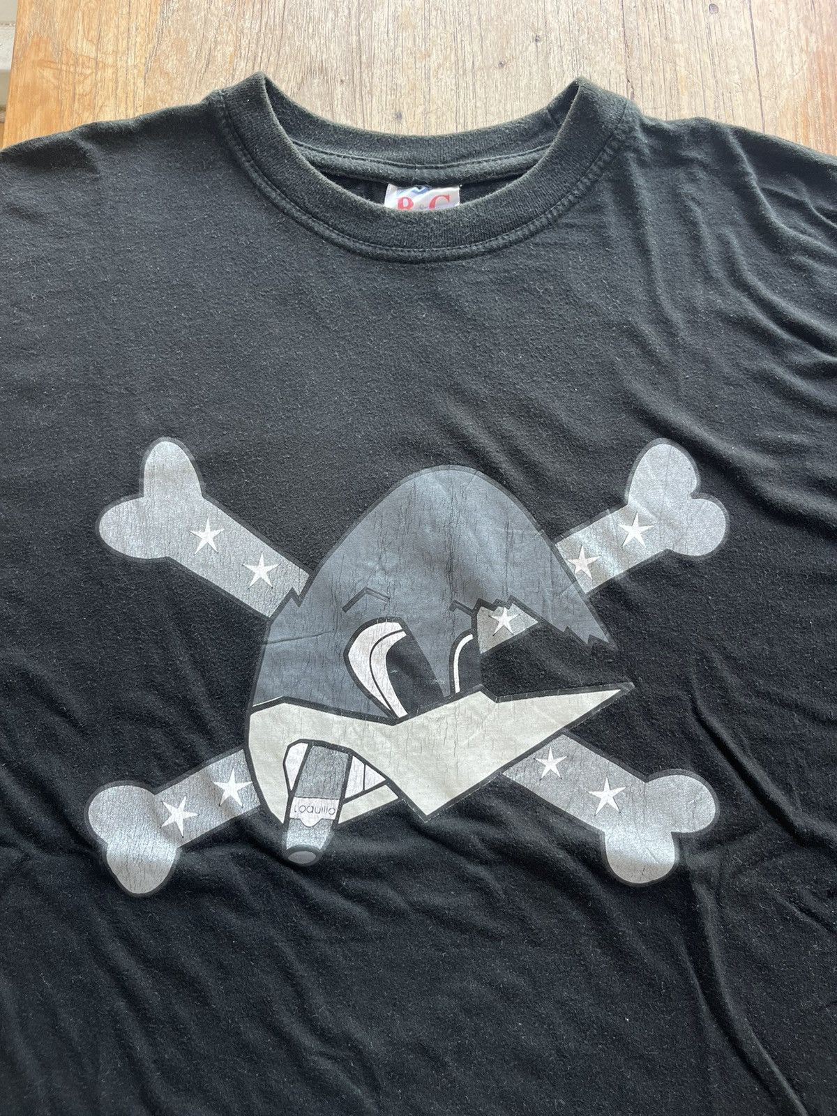 Band Tees × Vintage Vtg LOQUILLO Y TROGLODITAS Band Tshirt Size US M / EU 48-50 / 2 - 4 Thumbnail