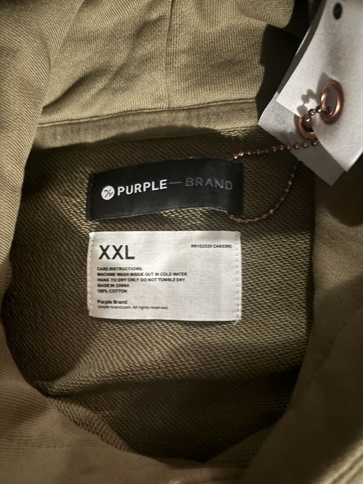 Purple PURPLE BRAND ARTIFACT PAINT EFFECT HOODIE Size US XXL / EU 58 / 5 - 3 Thumbnail