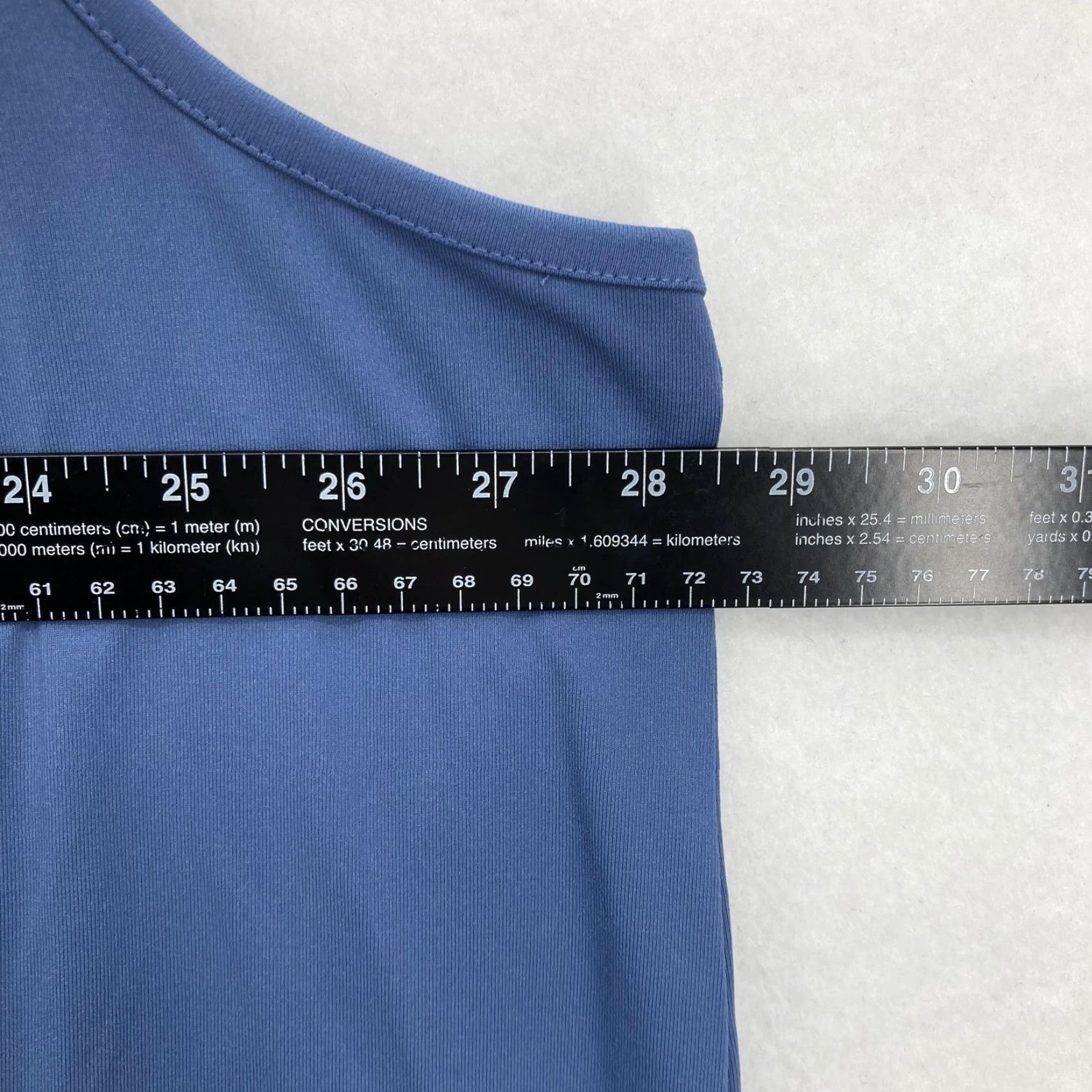 Vintage LIVI Lane Bryant Dress Womens 26/28 Blue Sleeveless Collared Wicking Golf Tennis Size XXL / US 16-18 / IT 52-54 - 7 Thumbnail