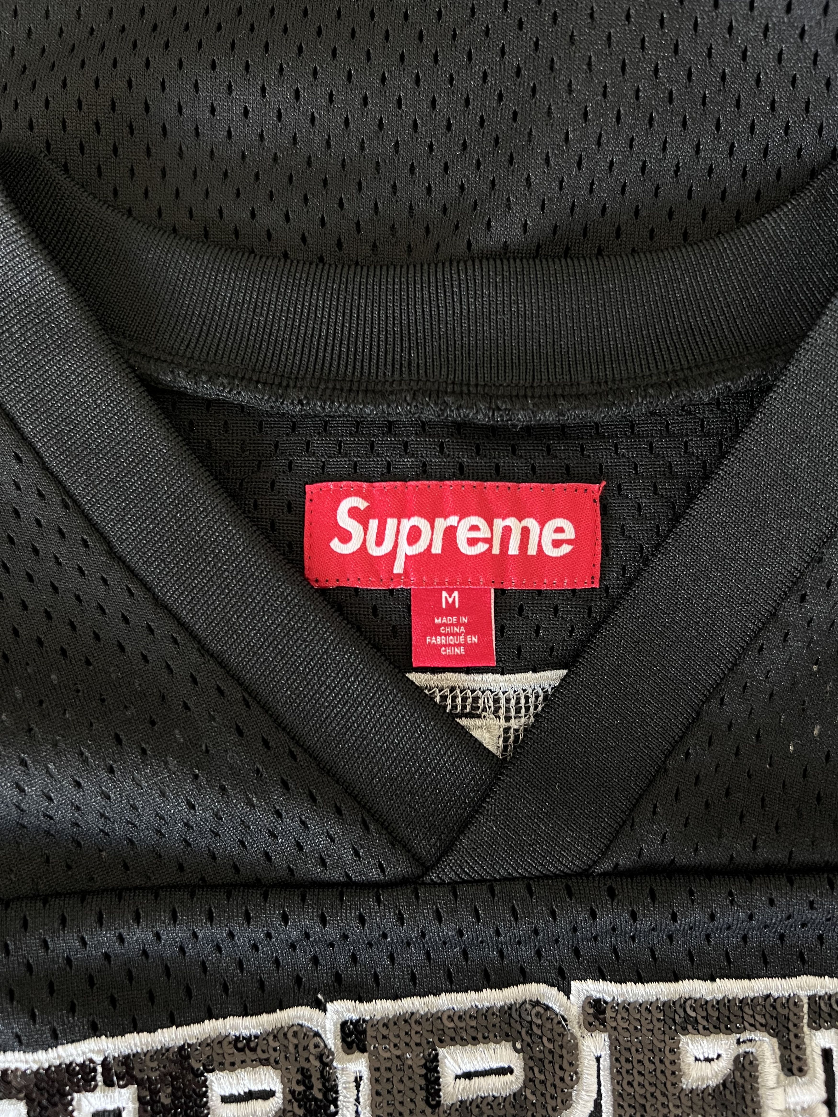 Supreme Supreme Sequin Football Jersey in Black Size US M / EU 48-50 / 2 - 7 Thumbnail