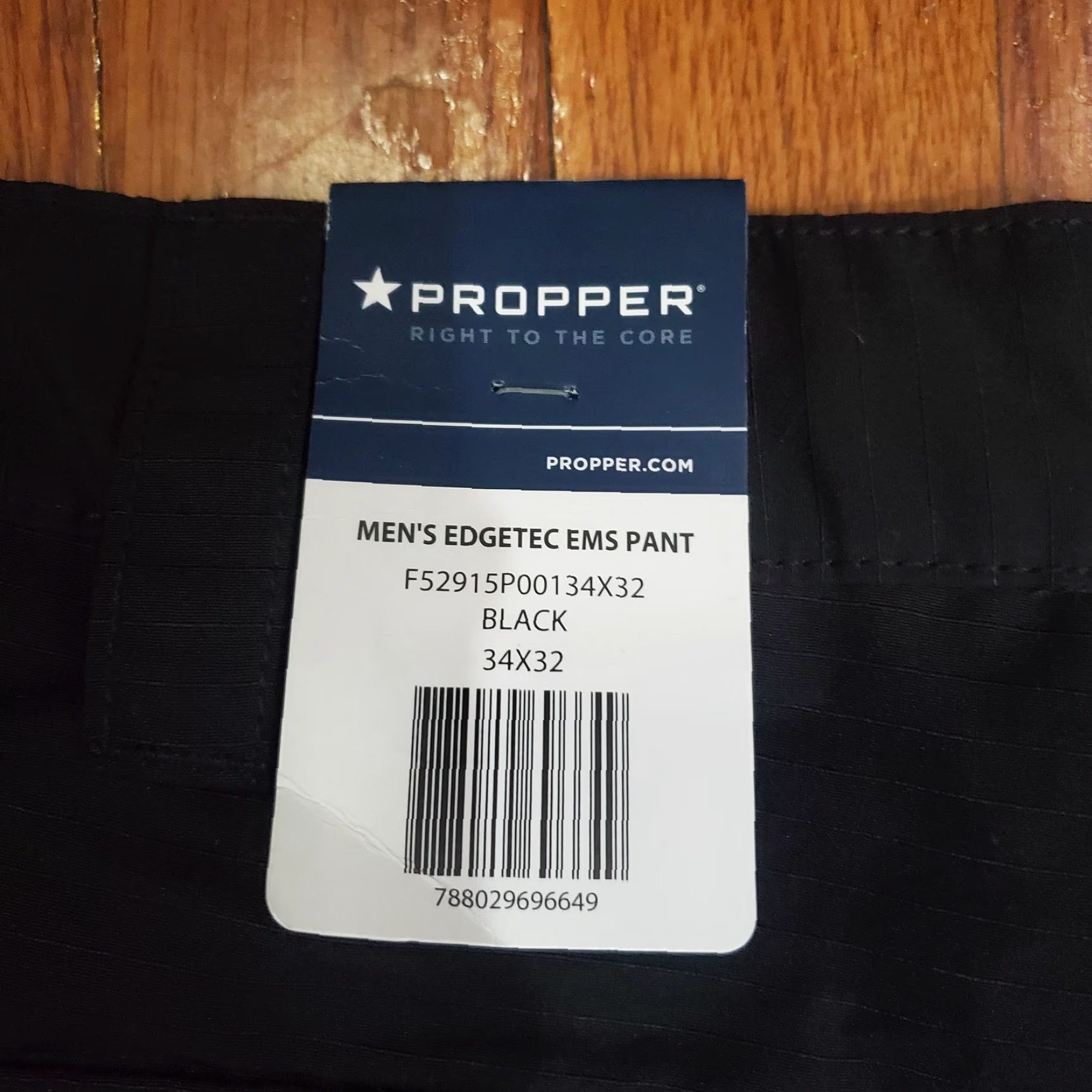 Propper Propper EdgeTec EMS Pants Mens 34x32 Black Tactical Cargo Work Uniform Size US 34 / EU 50 - 4 Thumbnail