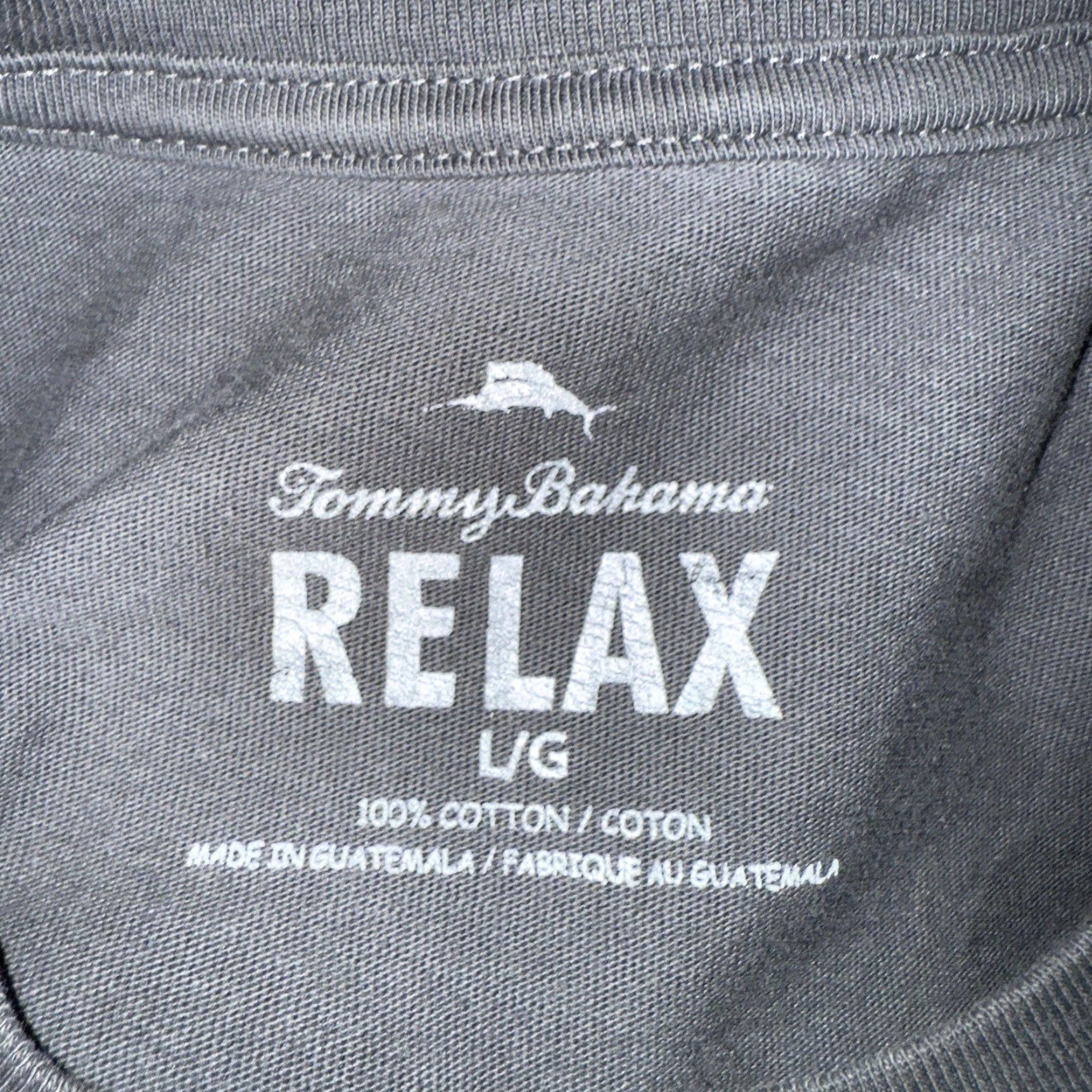 Tommy Bahama Tommy Bahama Gray Relaxed Fit Graphic T-Shirt Mens Size L 100% Cotton Size US L / EU 52-54 / 3 - 5 Thumbnail