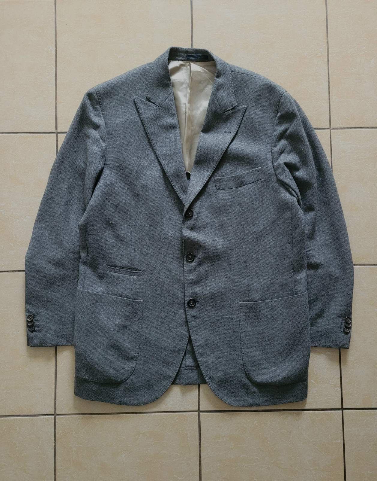 Pre-owned Brunello Cucinelli X Italian Designers Brunello Cucunelli Blazer In Grey