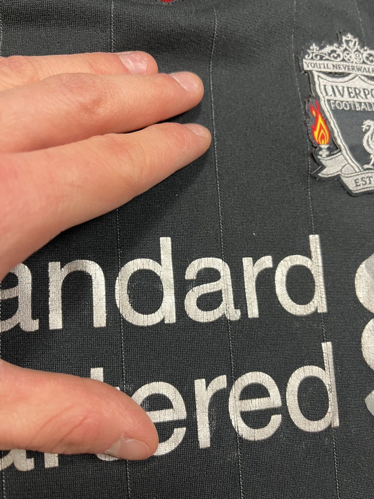 Adidas Adidas Liverpool 2011/12 Away Soccer Jersey Football Shirt Size US S / EU 44-46 / 1 - 11 Thumbnail