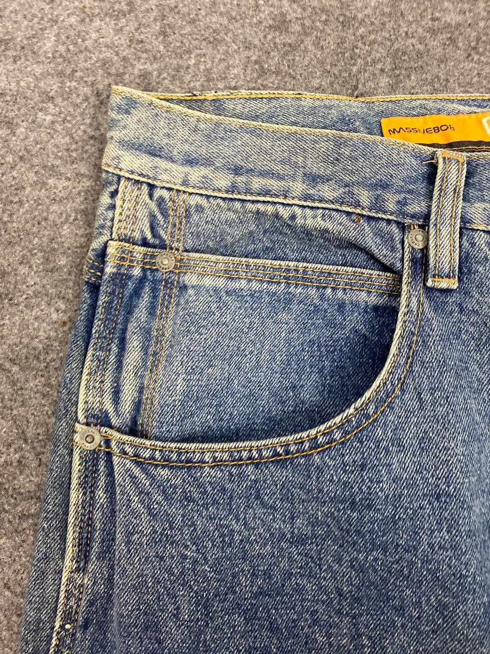 Japanese Brand freaky soul manager baggy denim embroided design Size US 36 / EU 52 - 11 Thumbnail
