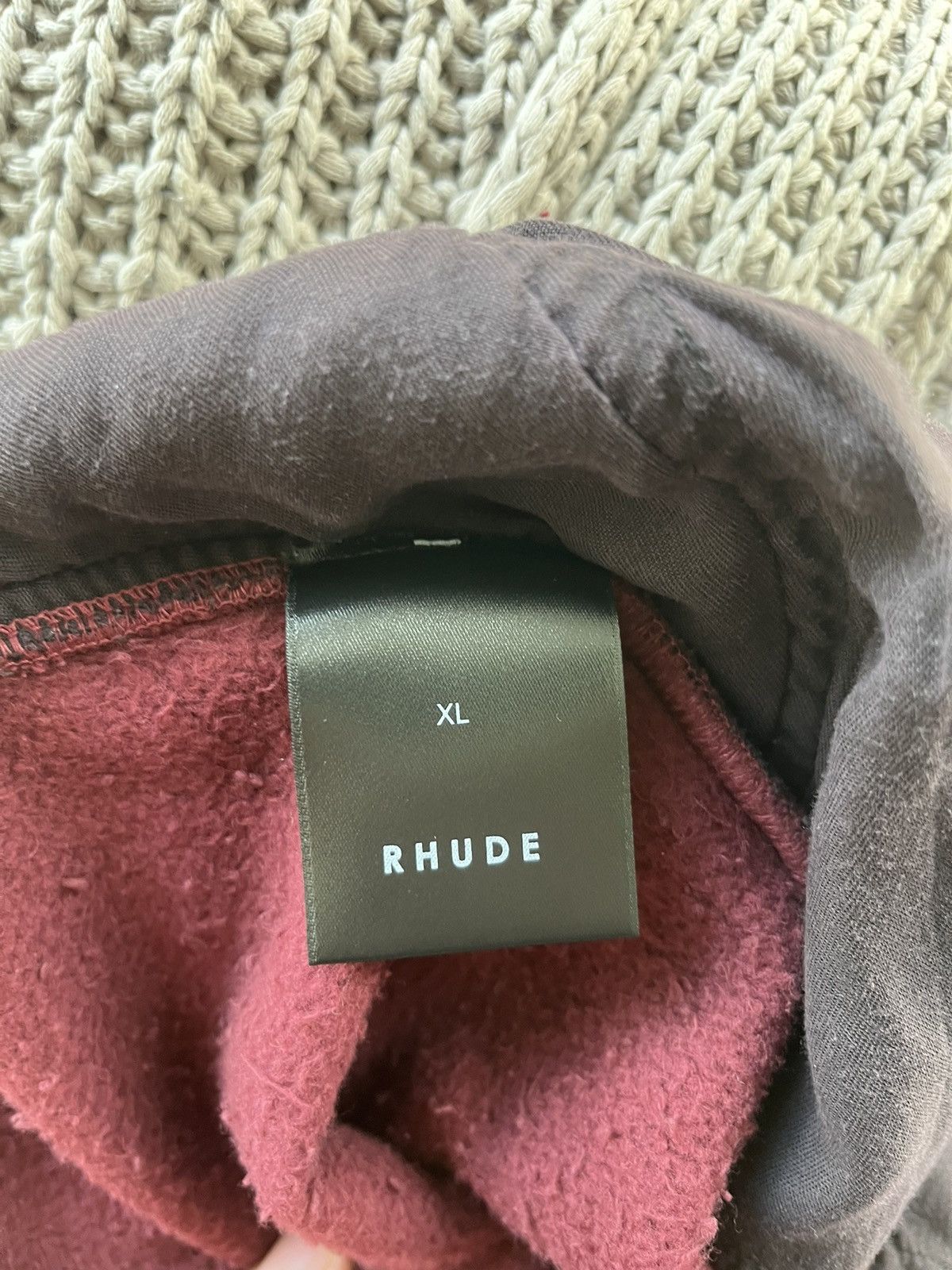 Rhude XL - THICK SCRIPT SHORTS Size US 36 / EU 52 - 9 Thumbnail