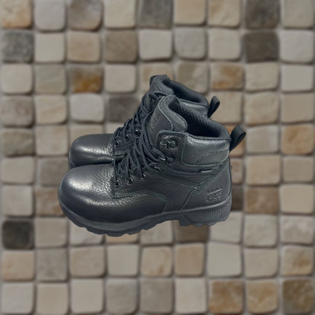 VINTAGE Timberland Pro Work Boots Women Size Wide Ankle Leather