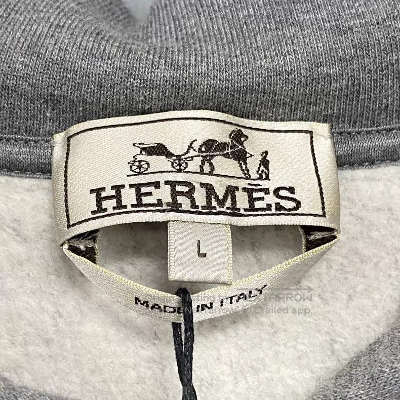 Hermes Hermes Sheepskin Robot Pattern Hoodie Size US L / EU 52-54 / 3 - 5 Thumbnail