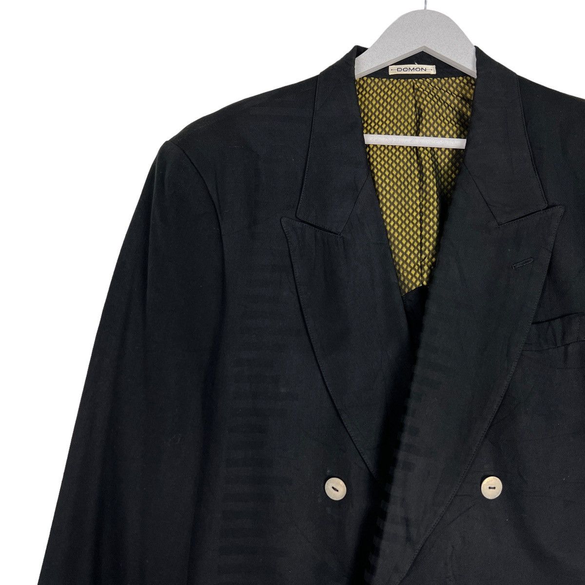Issey Miyake 🔥 VINTAGE DOMON EX ISSEY MIYAKE DOUBLE BREASTED JACKET Size US M / EU 48-50 / 2 - 7 Thumbnail