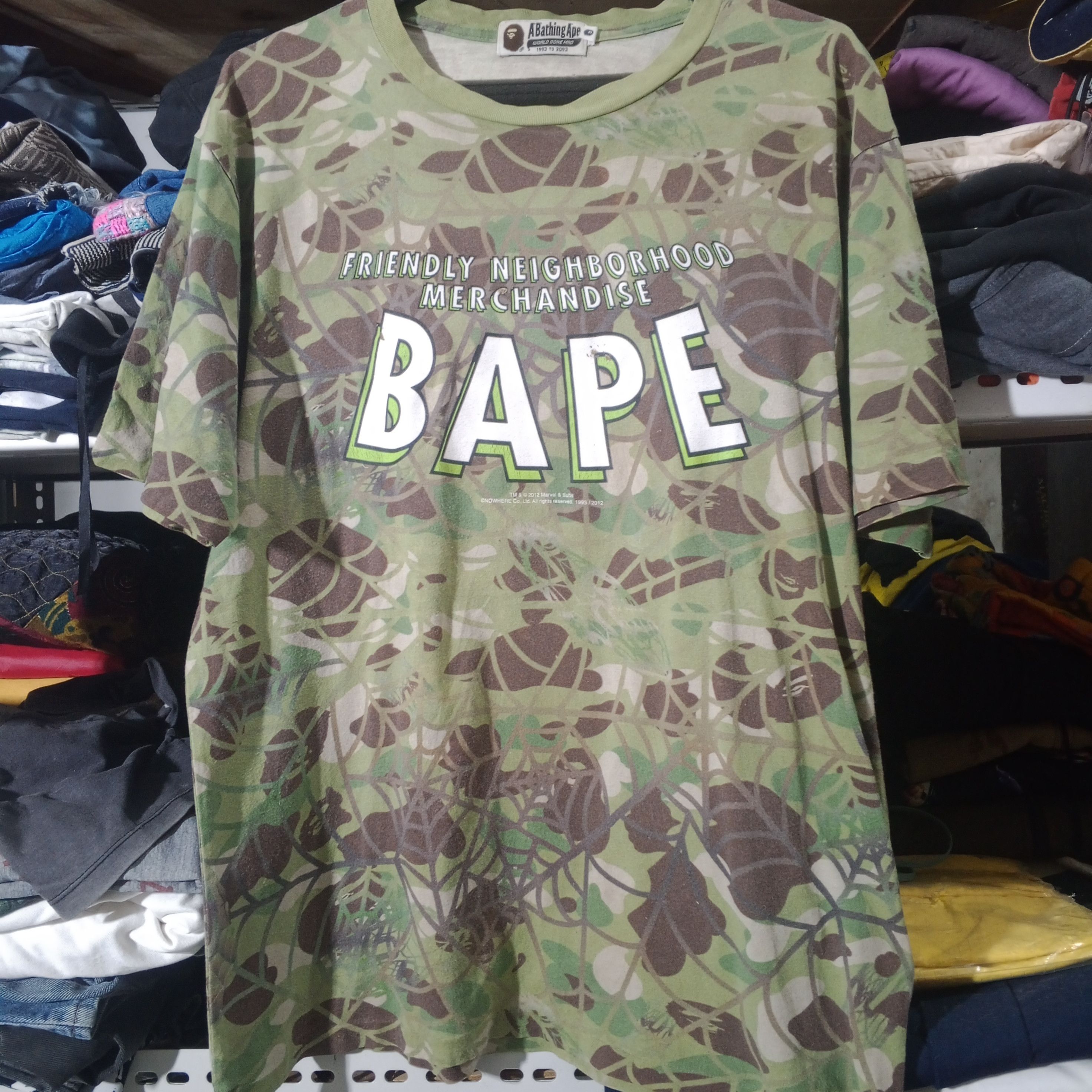 Bape × DC Comics Bape X Spiderman T-Shirt Marvel Comics Size US M / EU 48-50 / 2 - 1 Thumbnail
