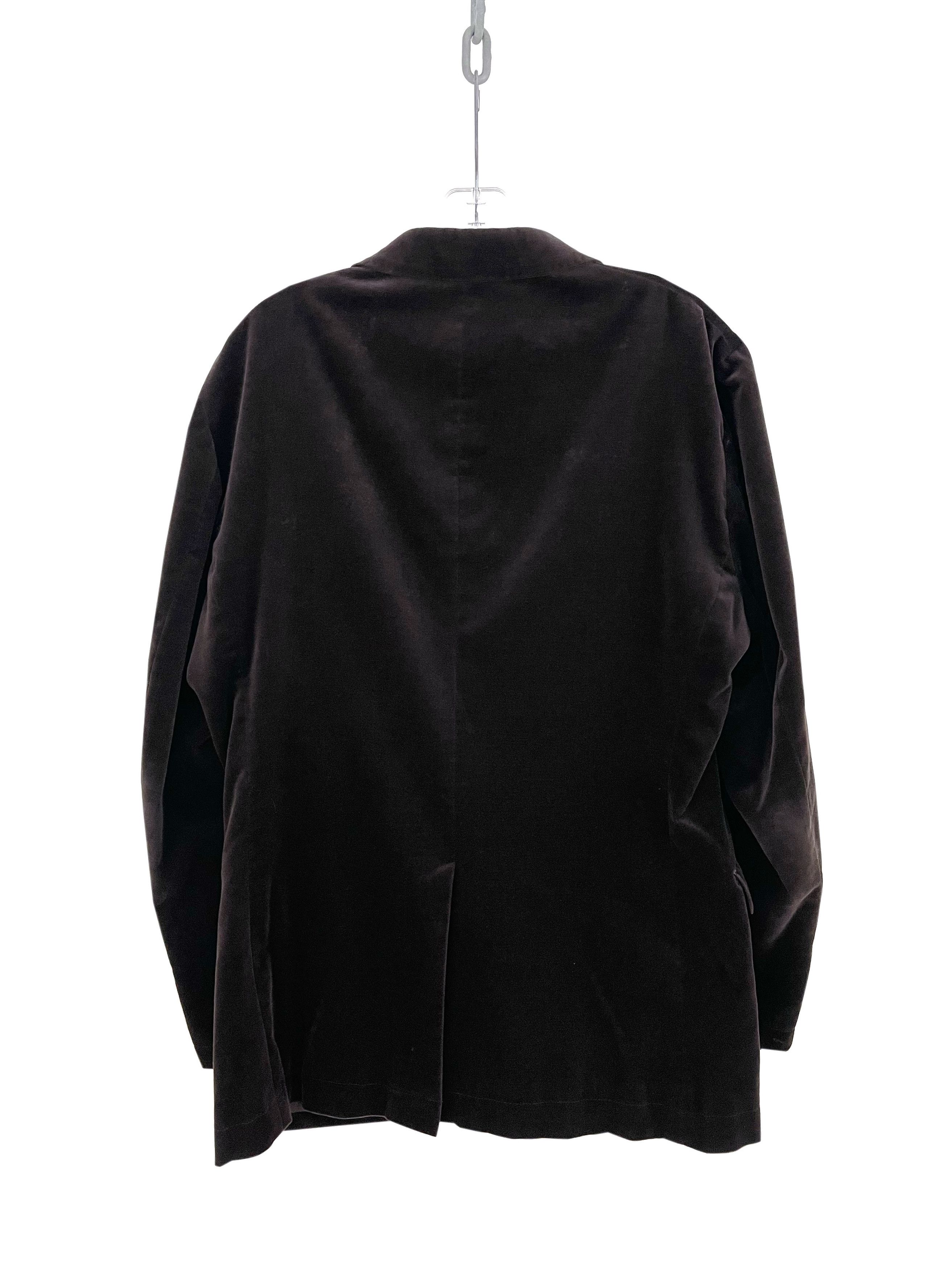 Yohji Yamamoto AAR Velour Jacket Size US L / EU 52-54 / 3 - 11 Thumbnail