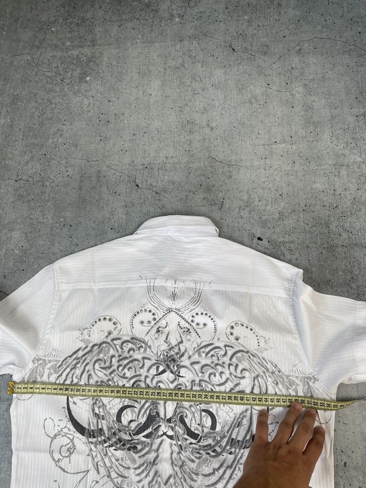 Affliction Y2K Japanese 🇯🇵 C-Brand Avant Garde Shirt Streetwear Hype Size US L / EU 52-54 / 3 - 3 Thumbnail