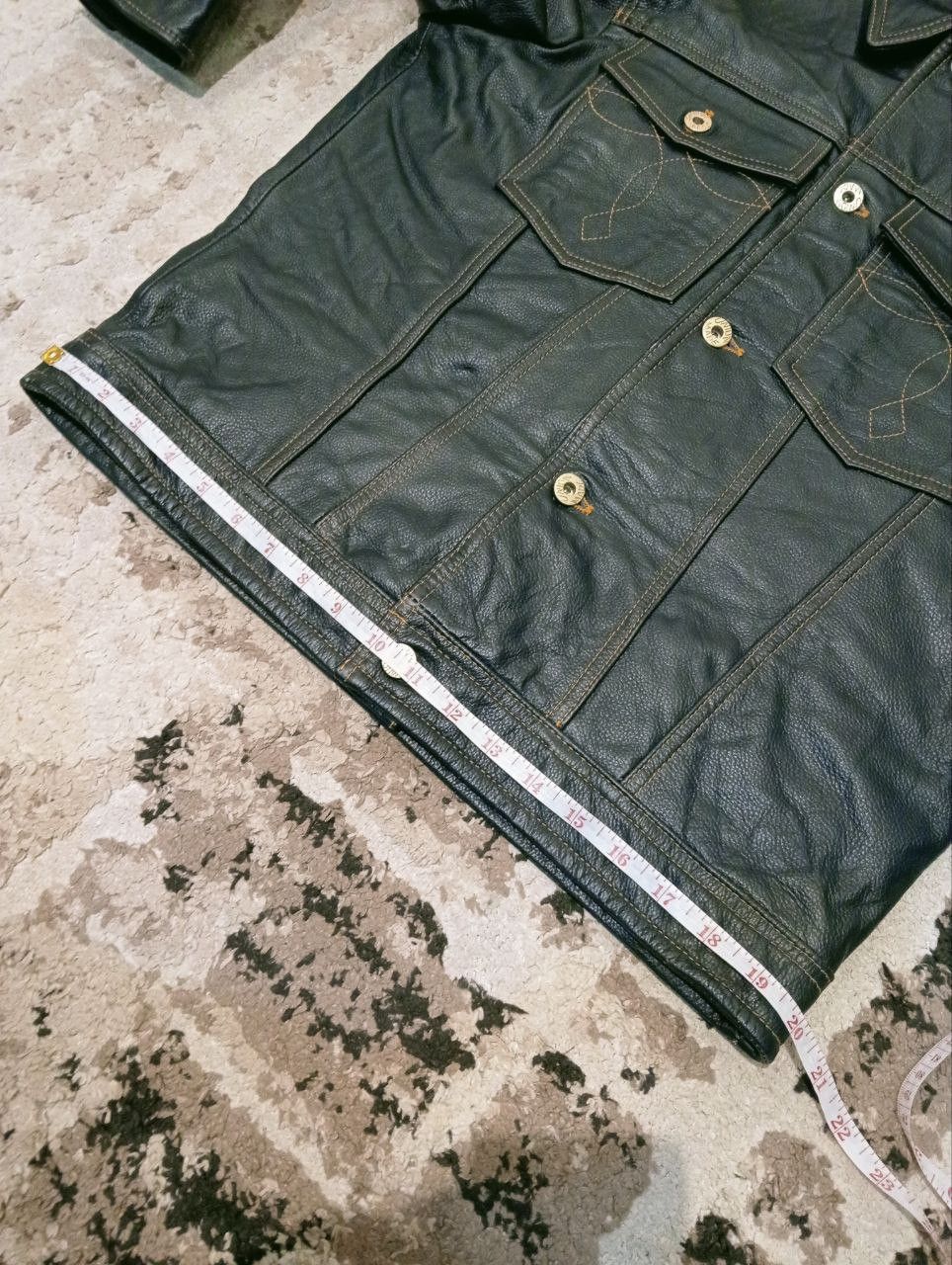 Japanese Brand CURPHEY UNION MADE LEATHER JACKET Size US XXL / EU 58 / 5 - 16 Thumbnail