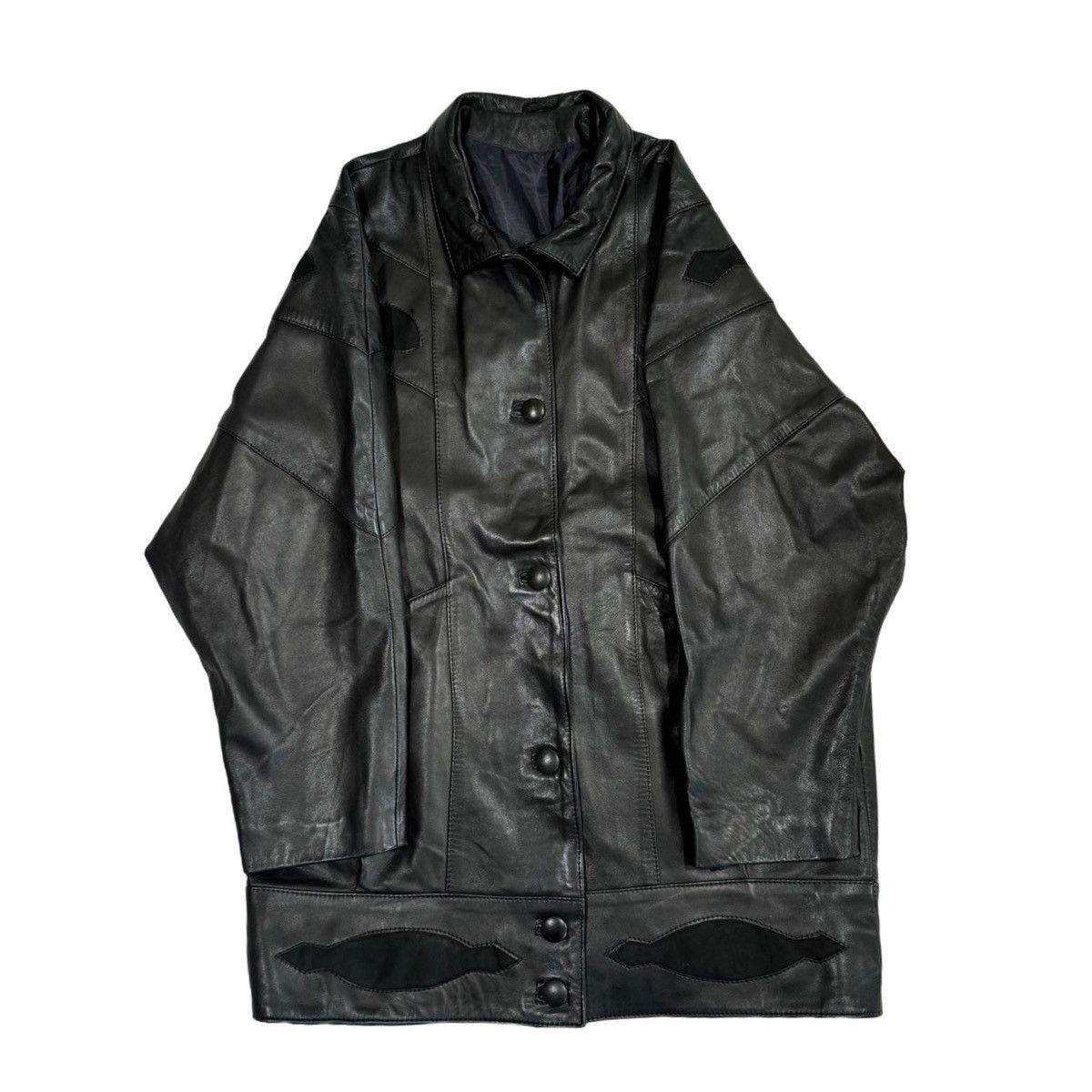 Vintage Vintage Leather Coat Size US M / EU 48-50 / 2 - 1 Thumbnail