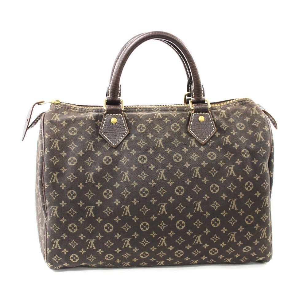 Louis Vuitton Speedy 30 Mini Boston Handbag Ebene Monogram