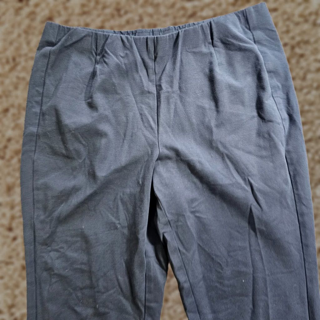 J. Jill J Jill Pants Womens Large Blue Ponte Slim Leg Elastic Waist Stretch Casual Basic Size 36" / US 14 / IT 50 - 1 Thumbnail