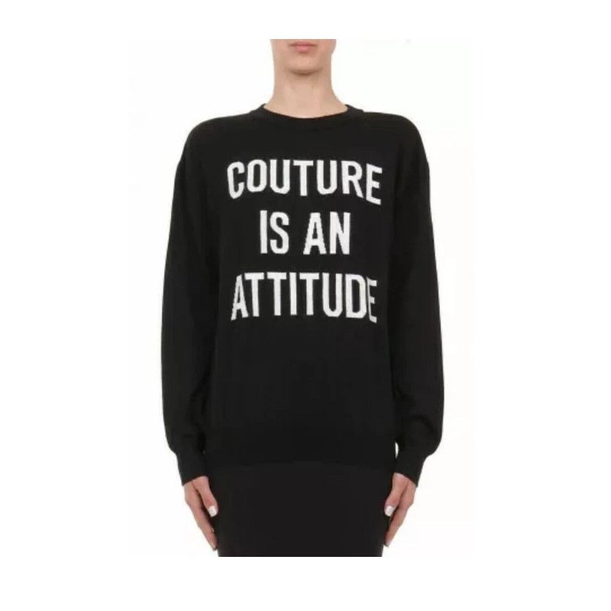 Moschino AW17 MOSCHINO COUTURE JEREMY SCOTT COUTURE WOOL SWEATER Size XXS / US 00 / IT 34 - 12 Thumbnail