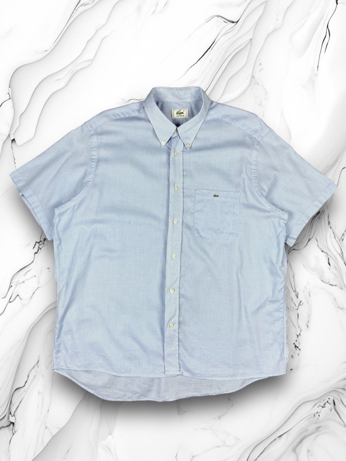 Lacoste × Vintage Vintage Lacoste Button Up Shirt Size ХL Size US XL / EU 56 / 4 - 1 Thumbnail