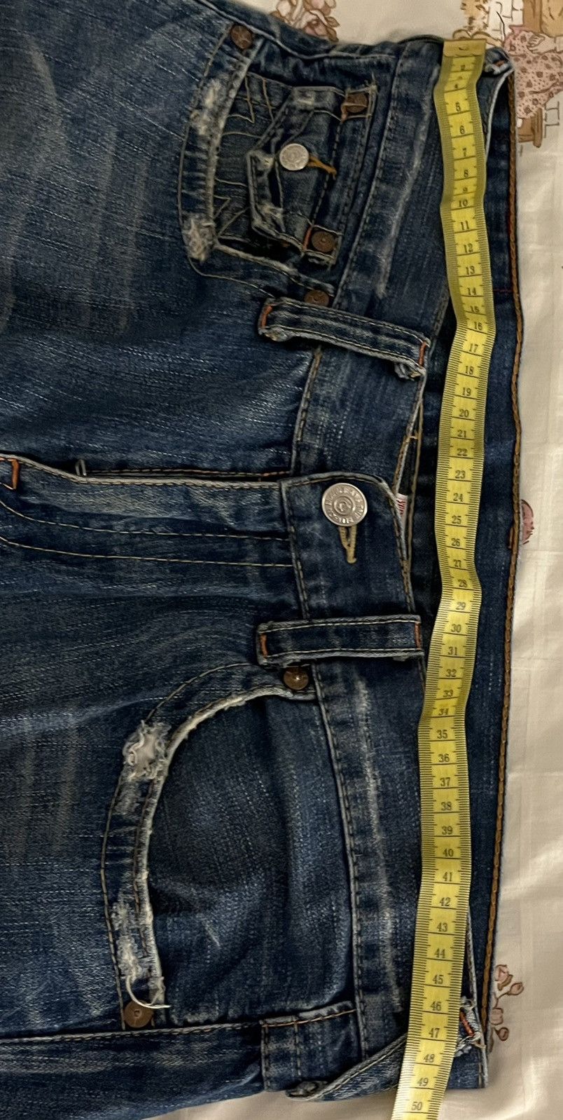 True Religion Vintage „Joey“ Flared Denim Size US 34 / EU 50 - 14 Thumbnail