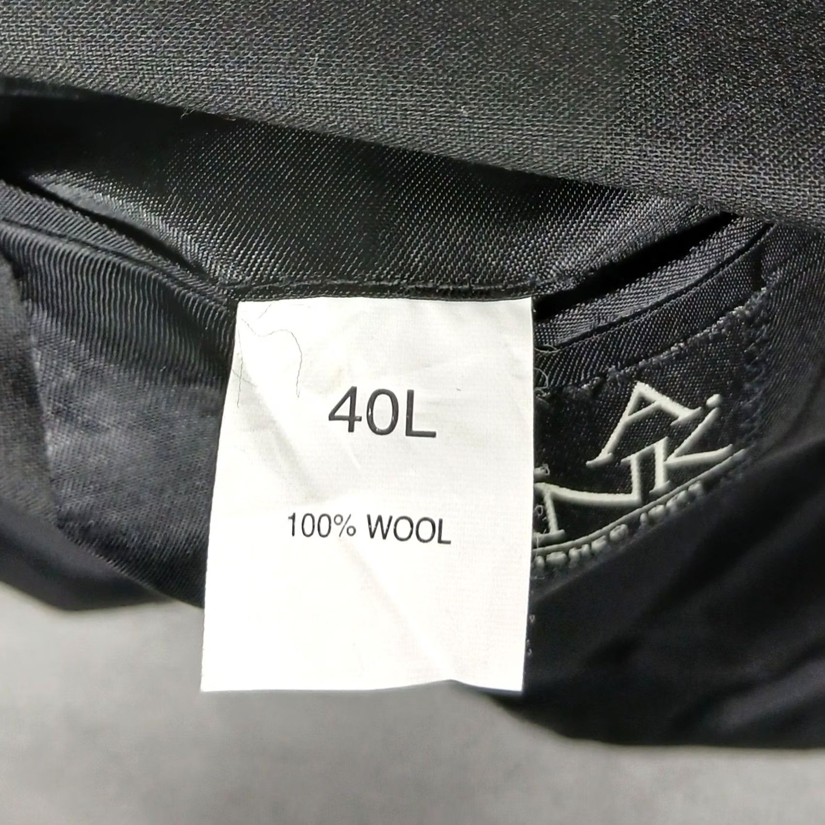 Jos. A. Bank Jos. A. Bank Wool Blazer Mens 40L Black Two Button Sport Coat Size 40R - 6 Thumbnail