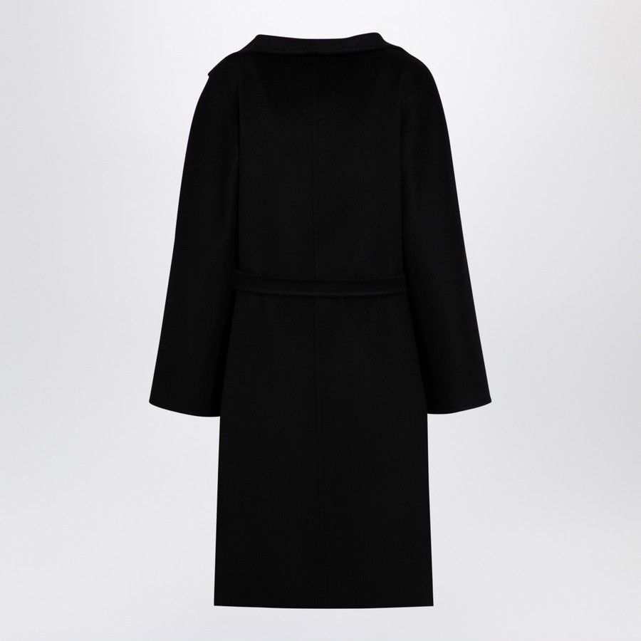 Max Mara o1d2blof0824 Cashmere Coat in Black Size XS / US 0-2 / IT 36-38 - 2 Thumbnail