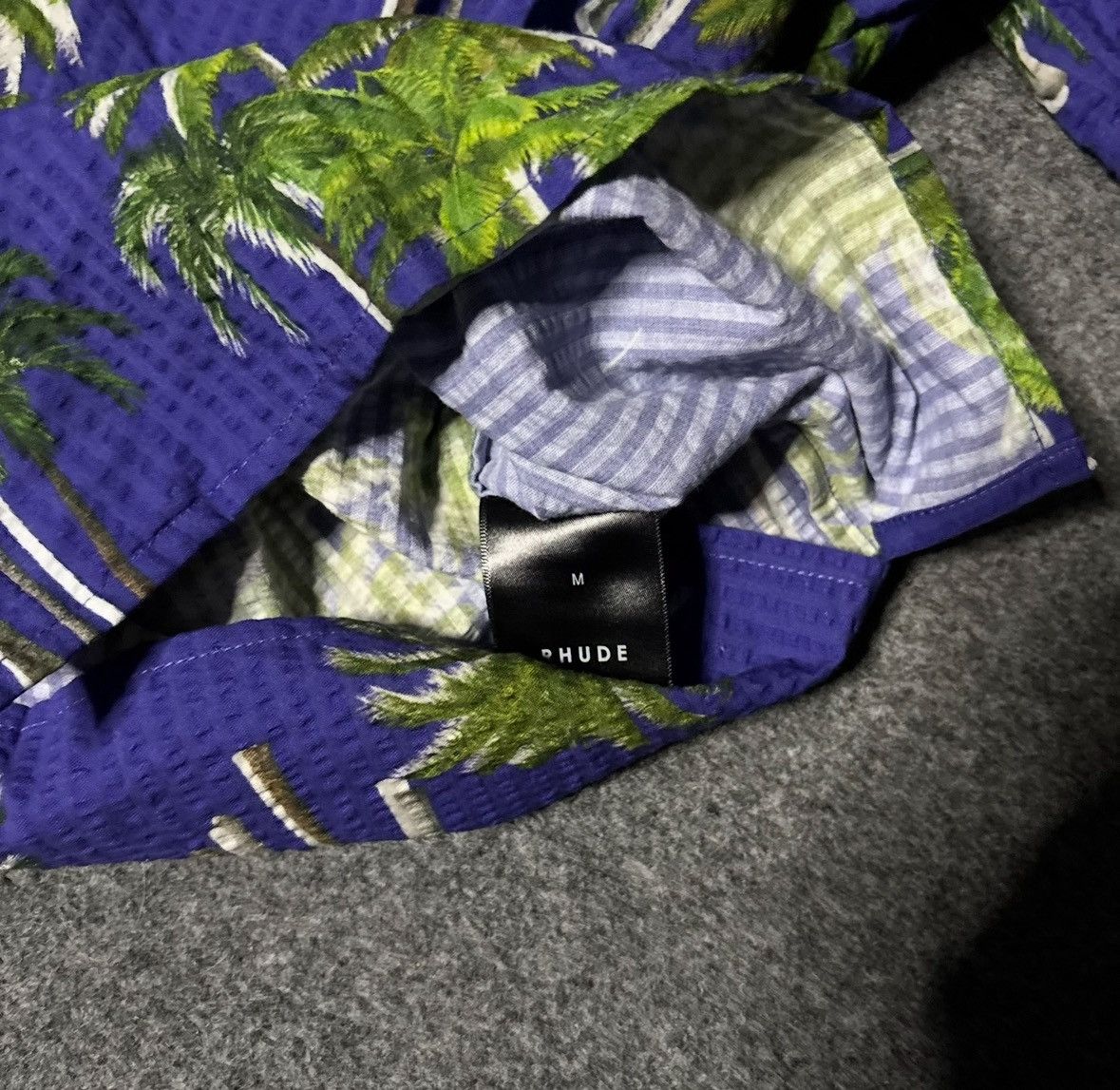 Rhude Rhude palm tree print “green” shirt Size US M / EU 48-50 / 2 - 5 Thumbnail