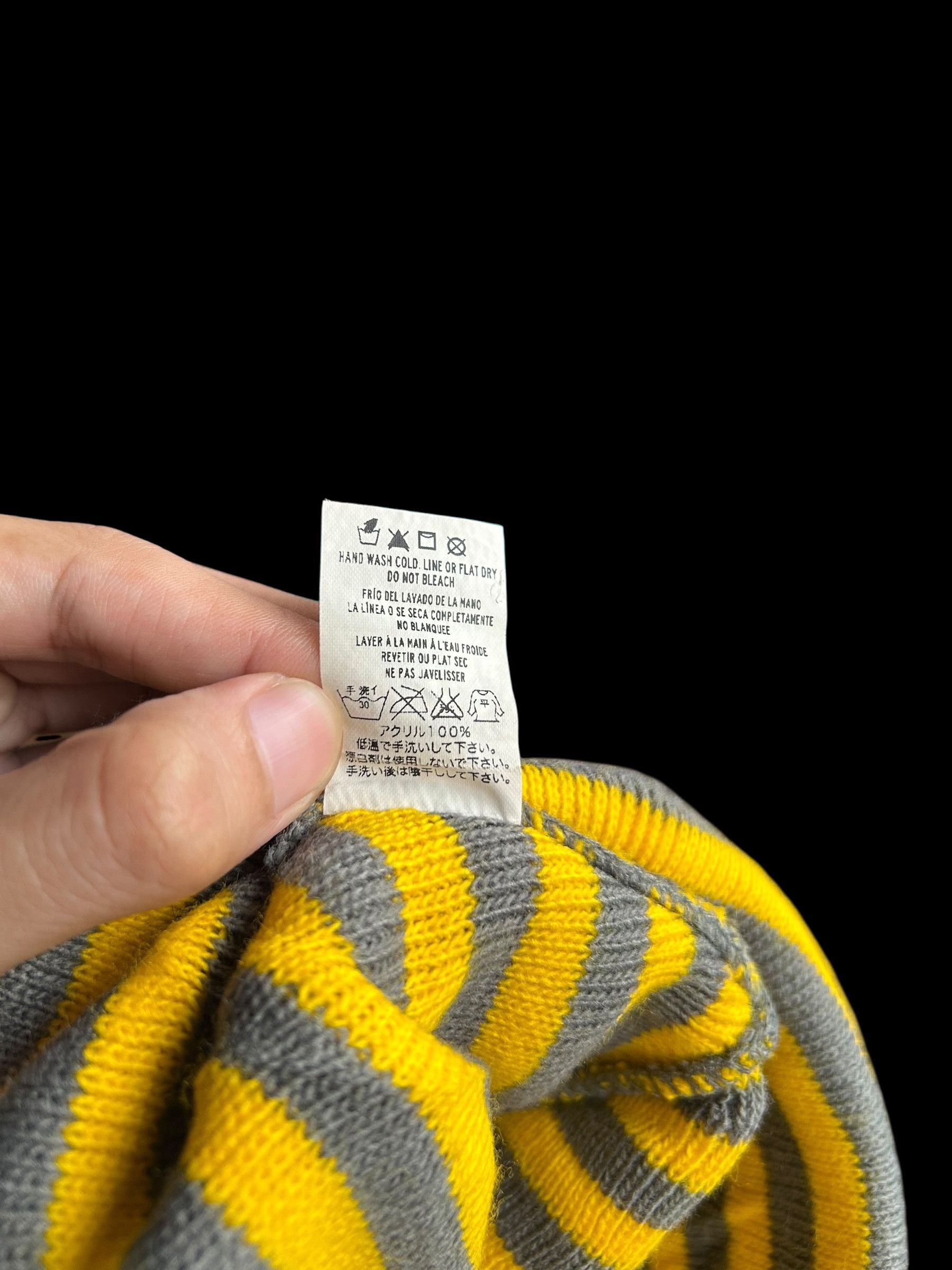 Japanese Brand × Kapital × Vintage Stripe Vintage Made in Usa Beanie Hats Size ONE SIZE - 6 Thumbnail